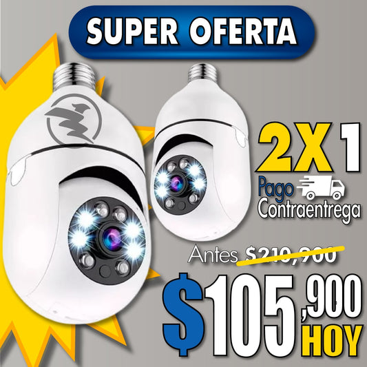 CAMARA BOMBILLO 2X1