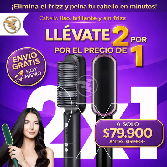 2x1 Cepillo Alisador Premium